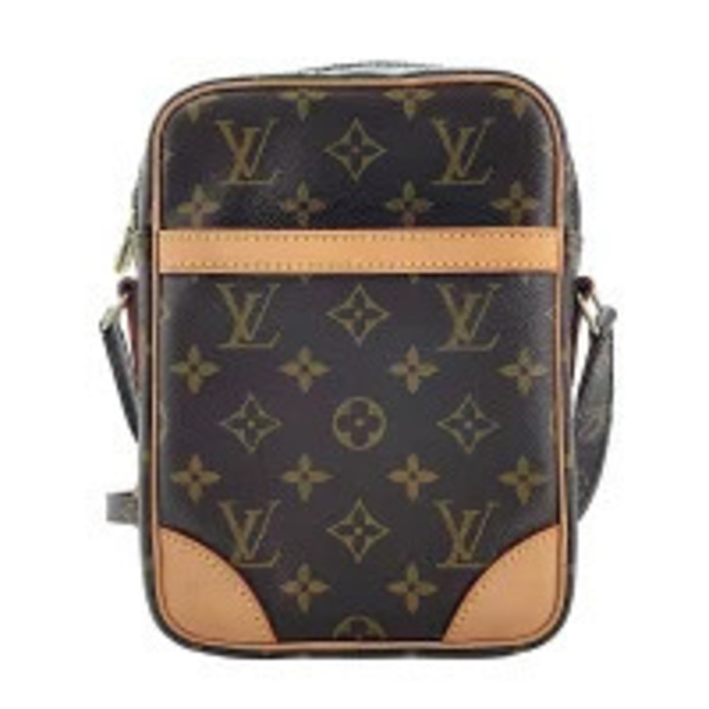 Louis Vuitton Monogram Danube Shoulder Bag Brown